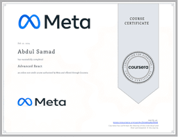Advanced React Course by Meta